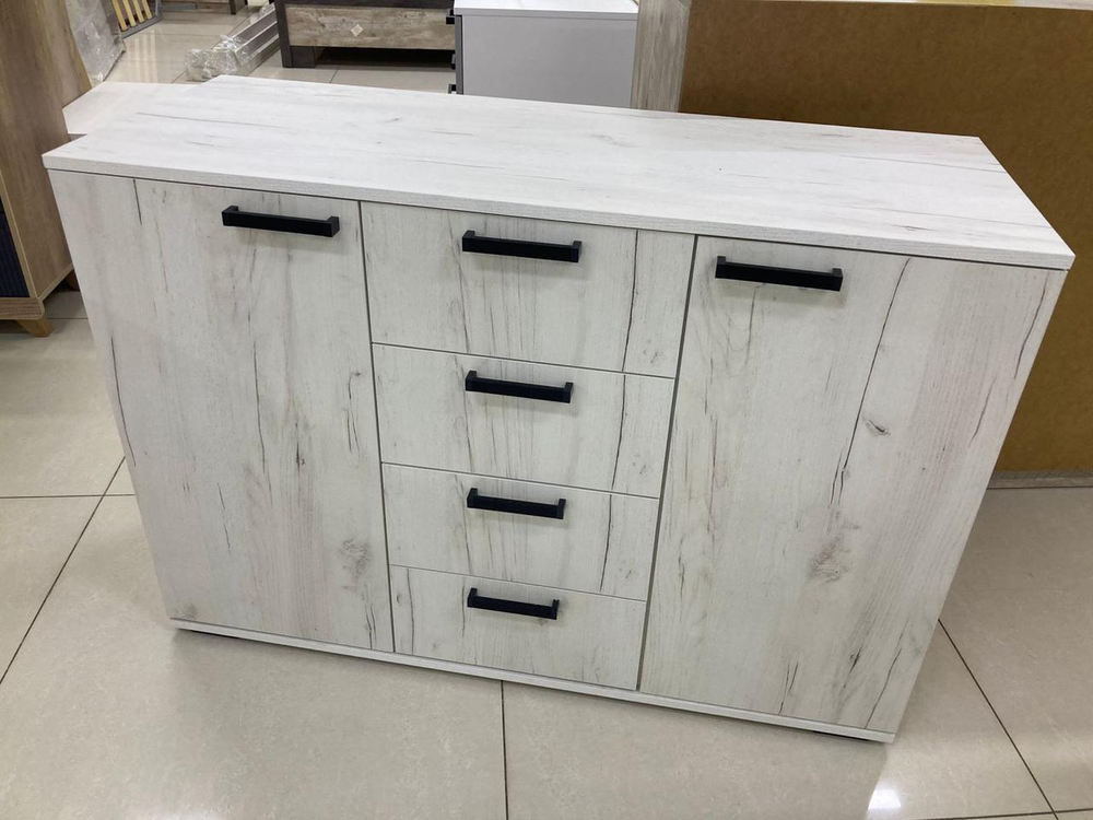 Комод Стандарт 2 дуб крафт белый