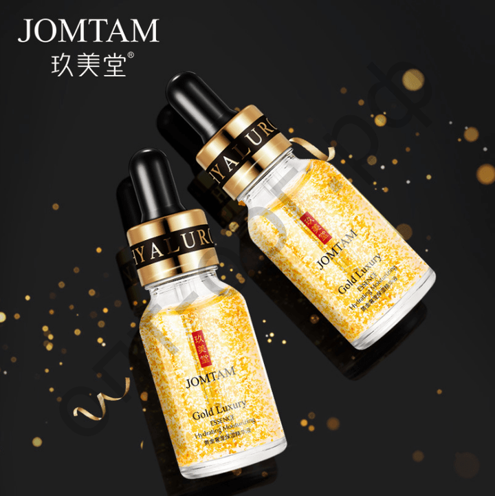 Сыворотка Jomtam уменьшающая поры с частичками золота Gold Luxury Essence, 15 мл