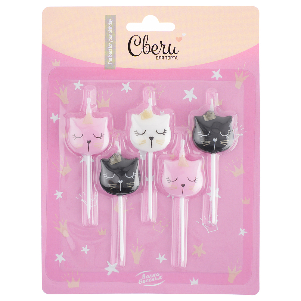 Набор свечей Фигура, Котенок Принцесса