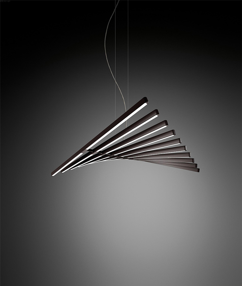 Pendant design lamp Rhythm by Vibia L190 (Black)