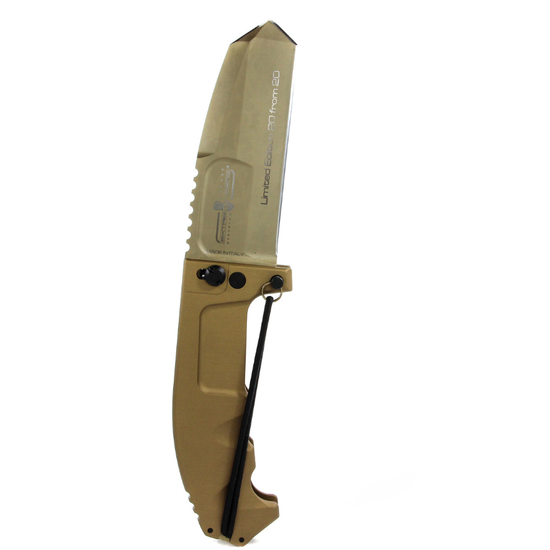 Складной нож Extrema Ratio 130RAOGOLD - "РАО" c клинком из стали Böhler N690, рукоять Anticorodal®