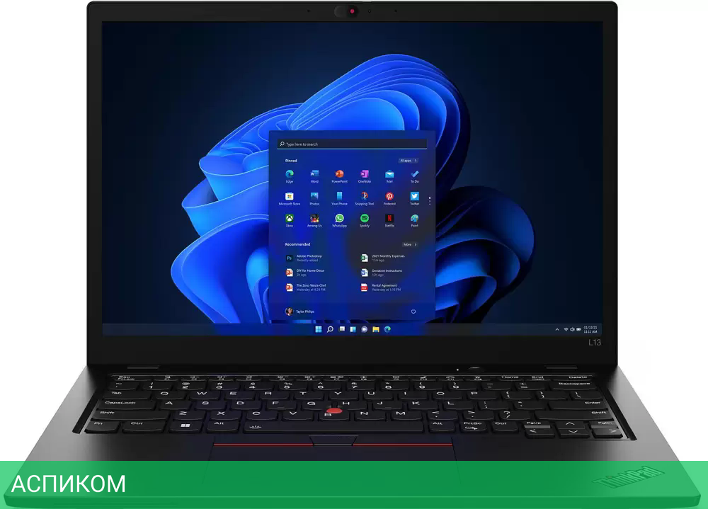 Ноутбук Lenovo ThinkPad L13 Gen 4 Intel 21FG000BRT