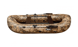 Гребная лодка ПВХ SIBRIVER Ангара-300 НД КМФ (Лес)