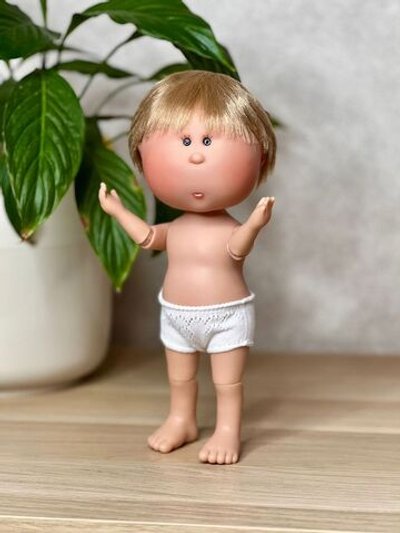 Кукла Nines виниловая 30см MIO шарнирная без одежды (1212W1)