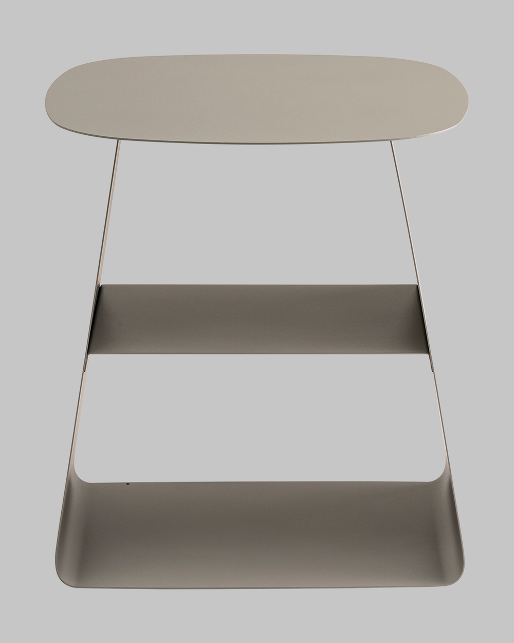 Журнальный столик Leyre металл темно-серый