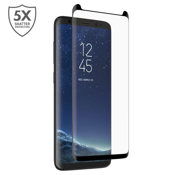 Защитное стекло 2.5D Samsung Galaxy S8 (Черное)