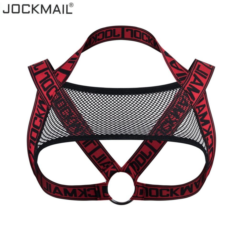 Мужская портупея красная JOCKMAIL JM905-8