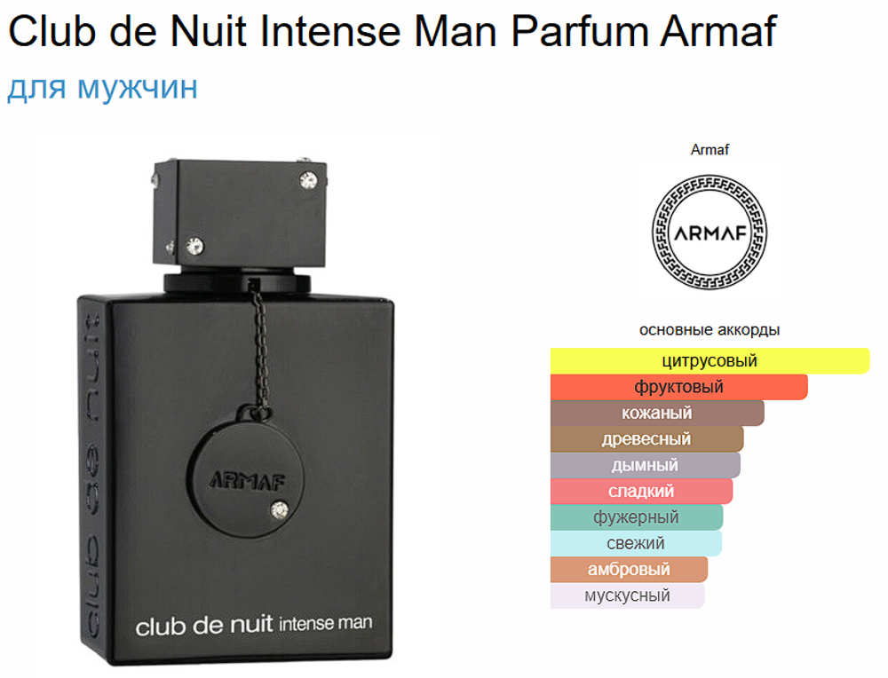Armaf Club de Nuit Intense Man Parfum 105 ml (duty free парфюмерия)