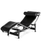 Кресло-шезлонг Chaise Lounge, черная натуральная кожа