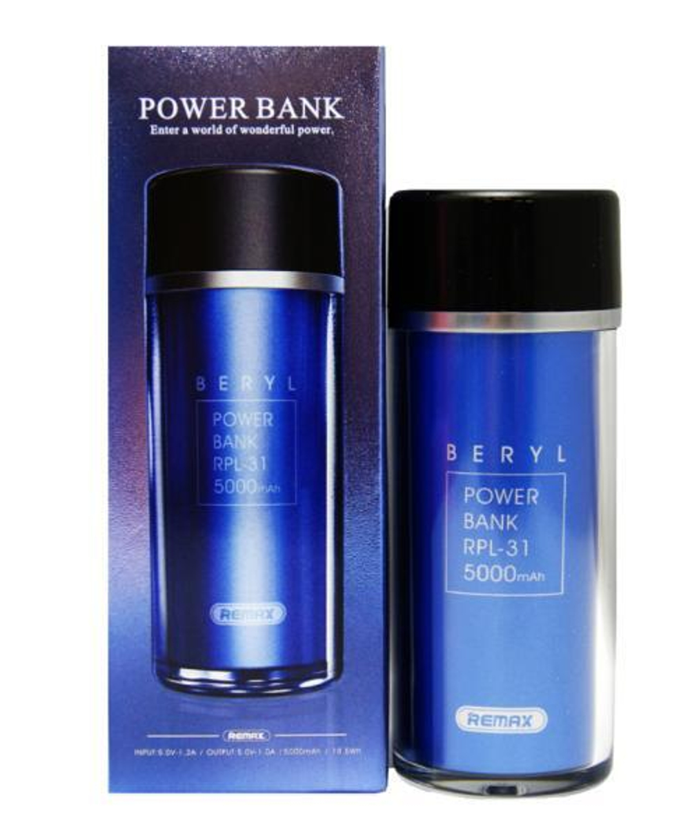 Портативный аккумулятор Remax Beryl RPL-31 5000 mAh (синий)