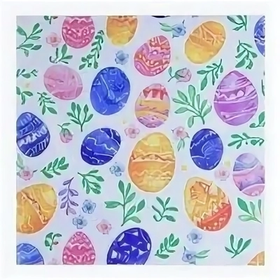 Салфетки бумажные 33*33 Home Collection Classic Акварельные яйца , 3 сл.. 20л