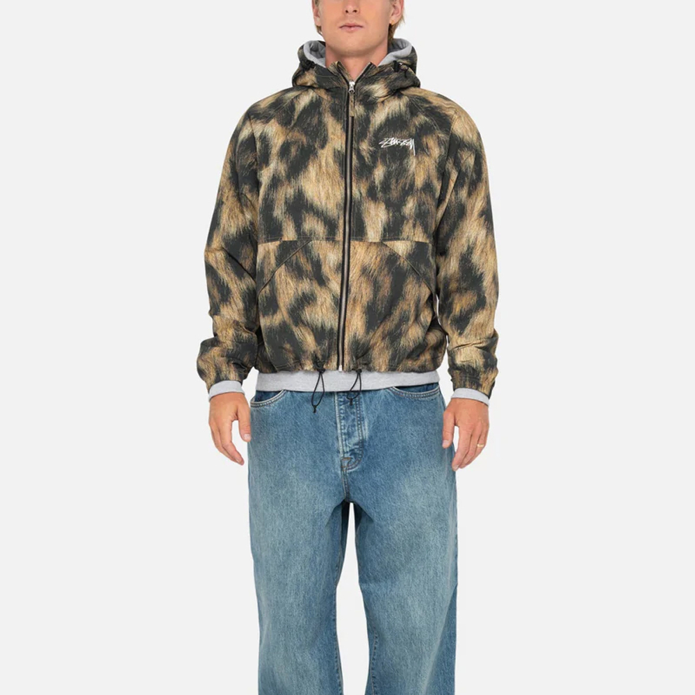Куртки Stussy FW23 BEACH SHELL FUR PRINT, 115724