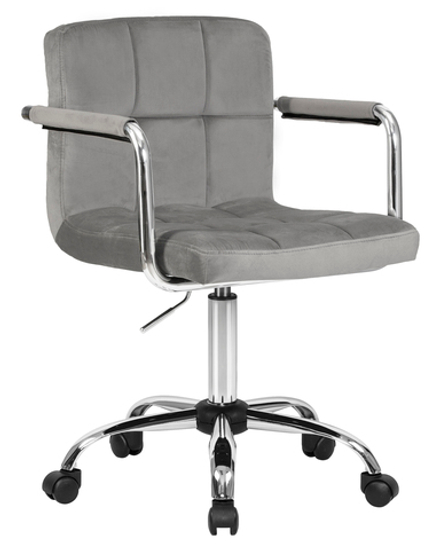 Офисное кресло для персонала DOBRIN TERRY, серый велюр (MJ9-75)