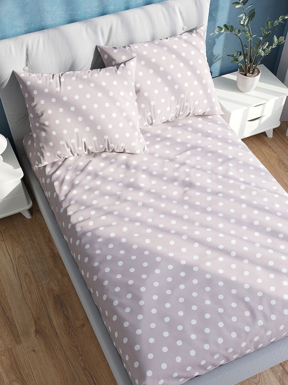 Простынь  поплин Сказка "Fang (компаньон)" 200x215 см