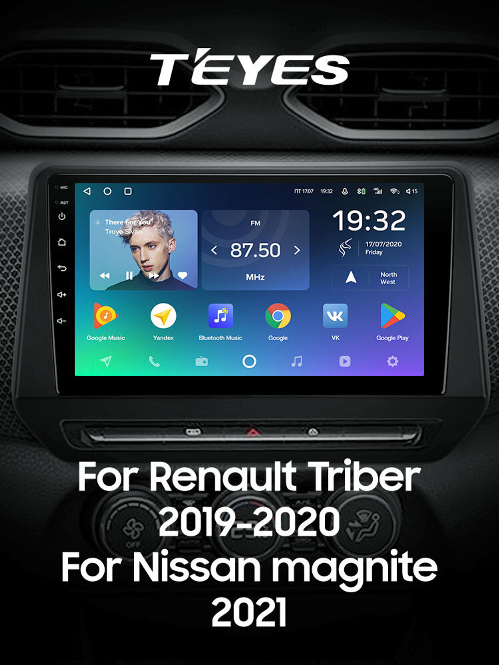 Teyes SPRO Plus 9"для Renault Triber, Nissan Magnite 2019-2021 (прав)