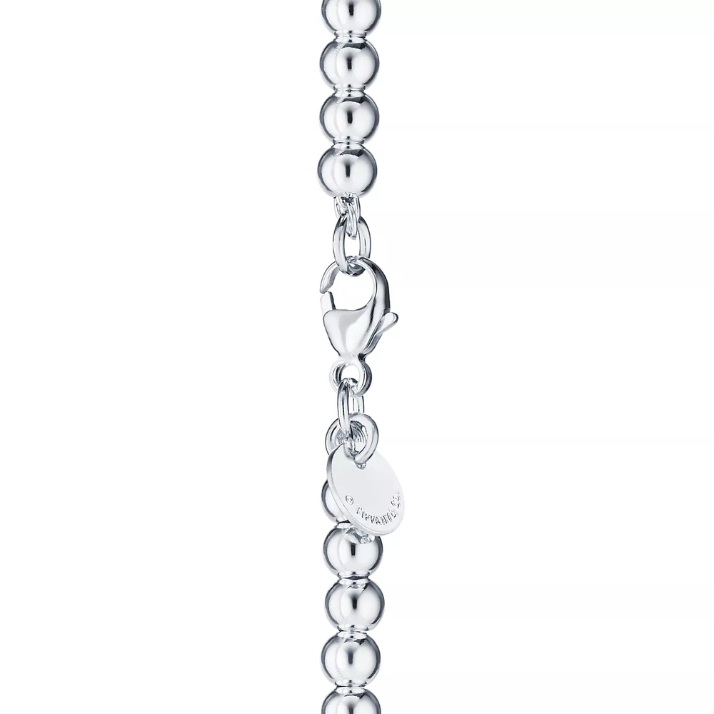 Браслет из серебра, 925 , Tiffany, с сердцем покрытым розовой эмалью💖 В наличии