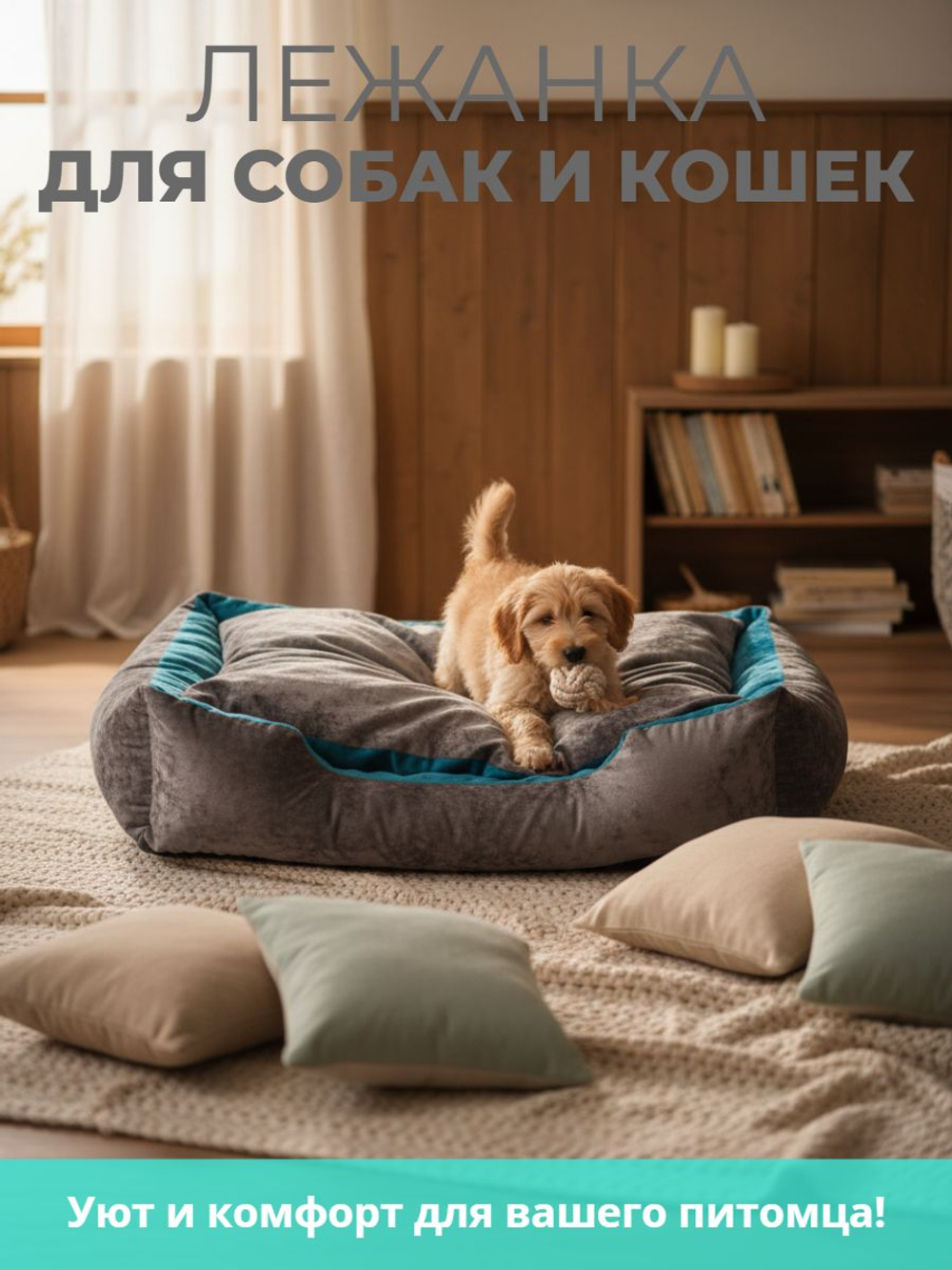 Лежанка для собак и кошек