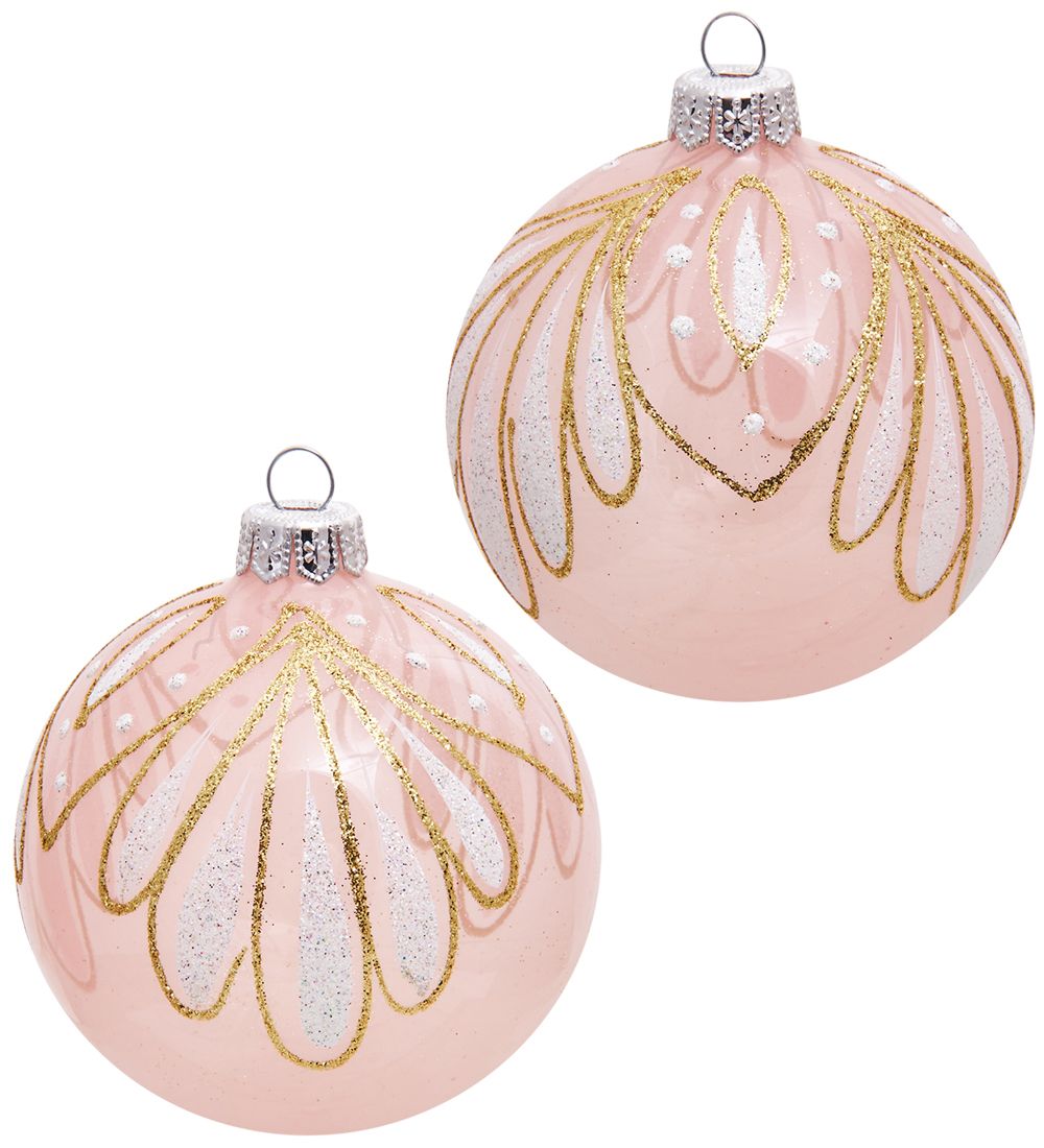 Элита НФШ-1374/6 Набор ел.украшений Шар 2шт «Перо павлина» 85 мм