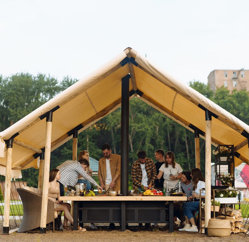 ГРИЛЬ-СТОЛ «ДЖЕНТЛЬМЕНЫ» PRO из натурального гранита