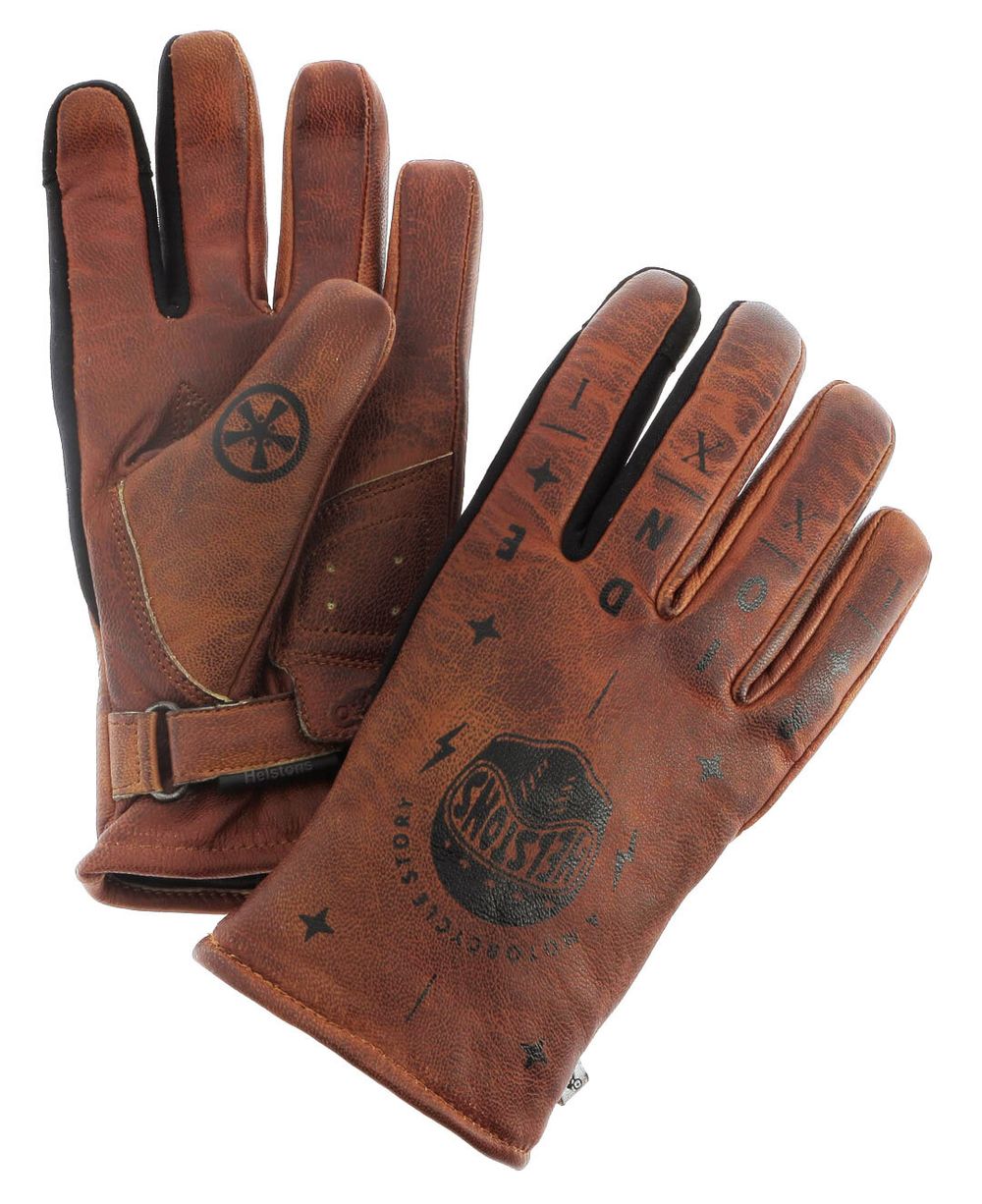 Gants Grafic Helmet Hiver Cuir Burning / Женские / Коричневый