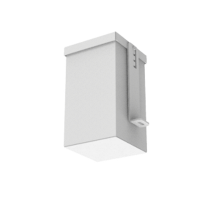 Светильник LED DL-Grill CRI90 для потолка Грильято 100х100мм 9Вт 4000 K 90х90х160мм IP54 RAL9003 белый муар VARTON