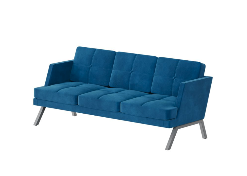 Диван треместный с декором из пуговиц ALDB-03L АЛДО