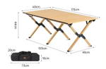 Стол туристический Naturehike складной, 115х60х44 см,с Х-образными ножками, бежевый