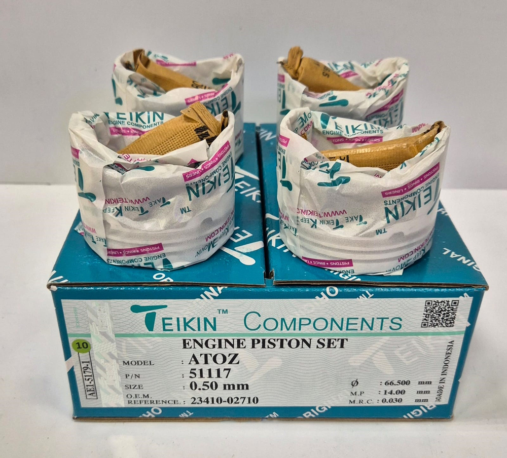 Поршни HYUNDAI G4HE 1.0 12V  +0.50 Teikin с кольцами TP