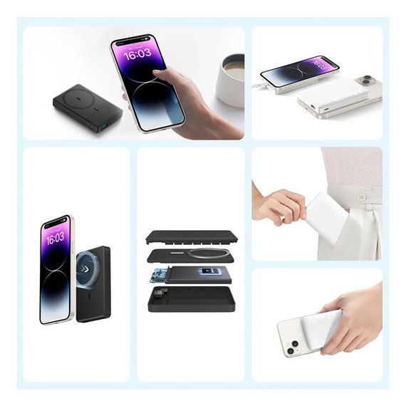 Внешний аккумулятор Anker 334 Maggo Powercore 10K (A1642H21) белый