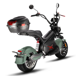 Электроскутер CityCoco WHITE SIBERIA BLACK SEA (GREEN) 5000W