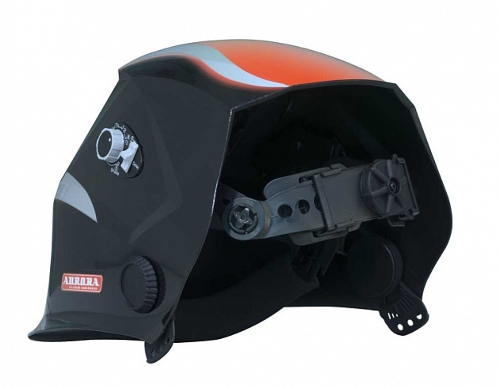 Маска сварщика "Хамелеон"  SUN7 черно-красная/Aurora