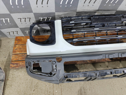 Бампер передний + решетка радиатора + юбка переднего бампера Haval Dargo 22-нв Б/У Оригинал 2803102XKN04A