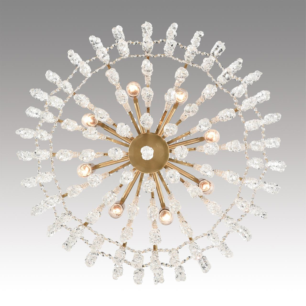 8243/8 CLASSI LN26 086 латунь металл/хрусталь Люстра подвесная E14 8*40W 220V KRISTINA