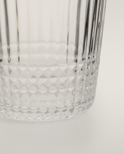 Zara Home стакан из стекла, цвет прозрачный, 10 см · 6289/401
