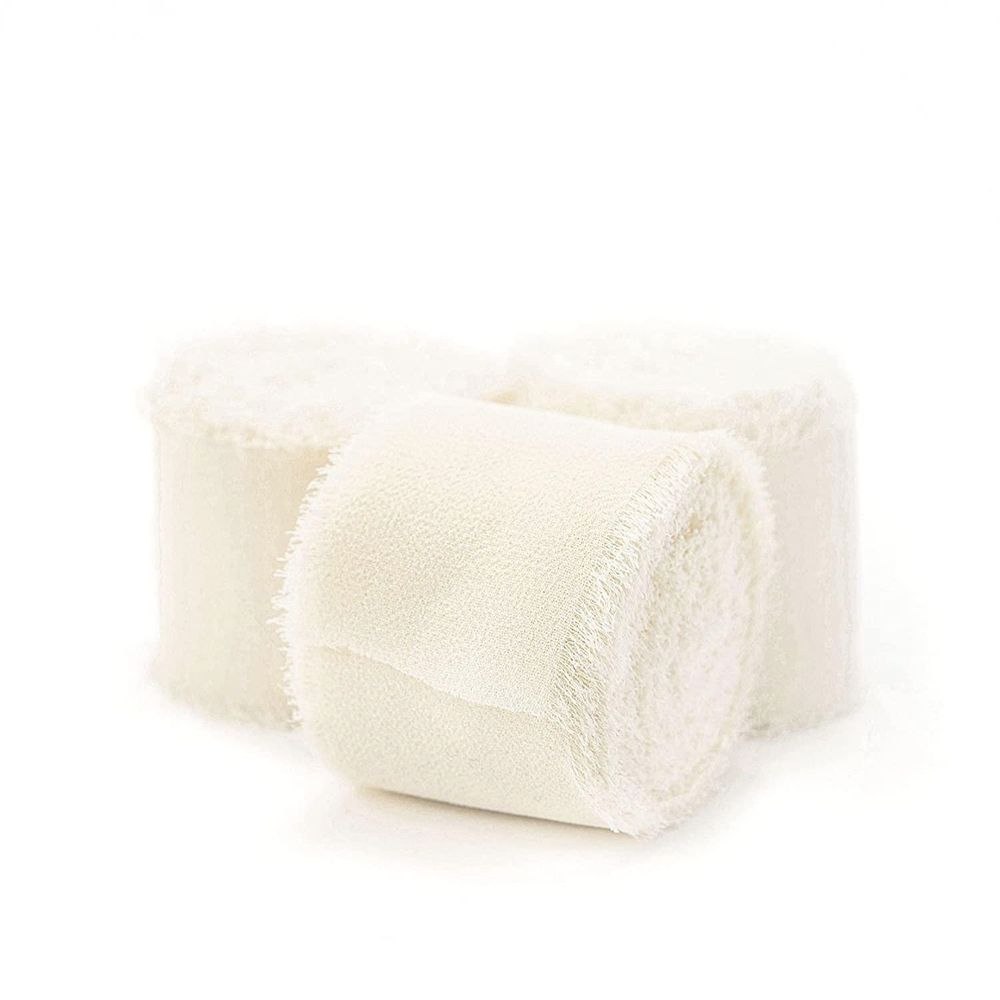 Лента Винтаж Н/О Край, (4см*5м) Белый-Крем