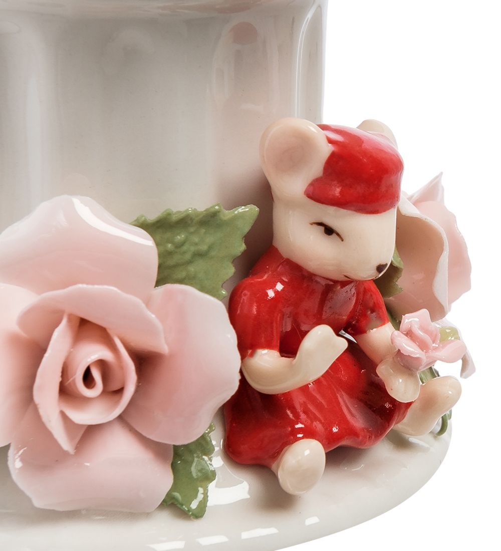 Pavone CMS-62/ 2 Подсвечник «Мышка с цветами»