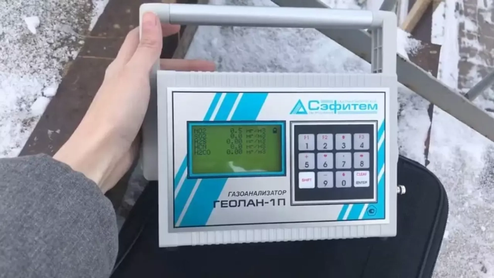 Геолан-1П, Геолан-1ПВ газоанализатор многокомпонентный с принудительной подачей пробы переносной