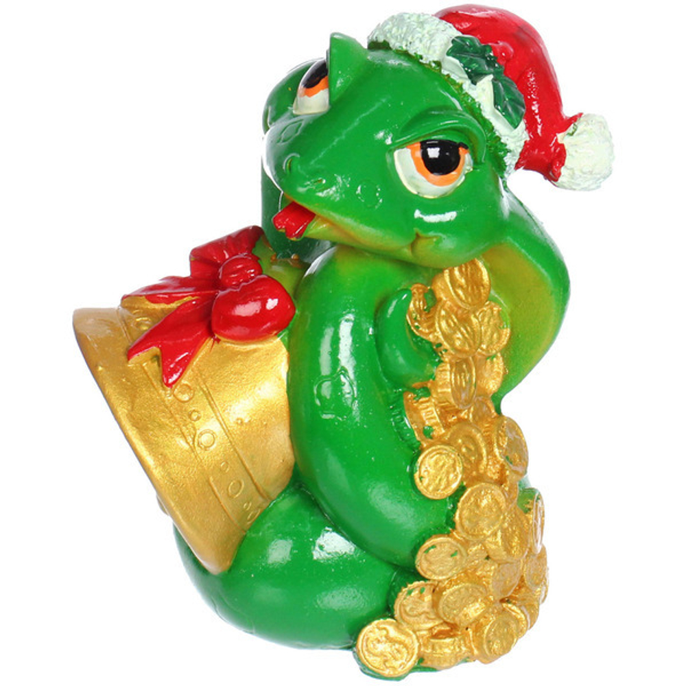 Фигурка новогодняя «Змея с подарками» 7*7*11 см, микс