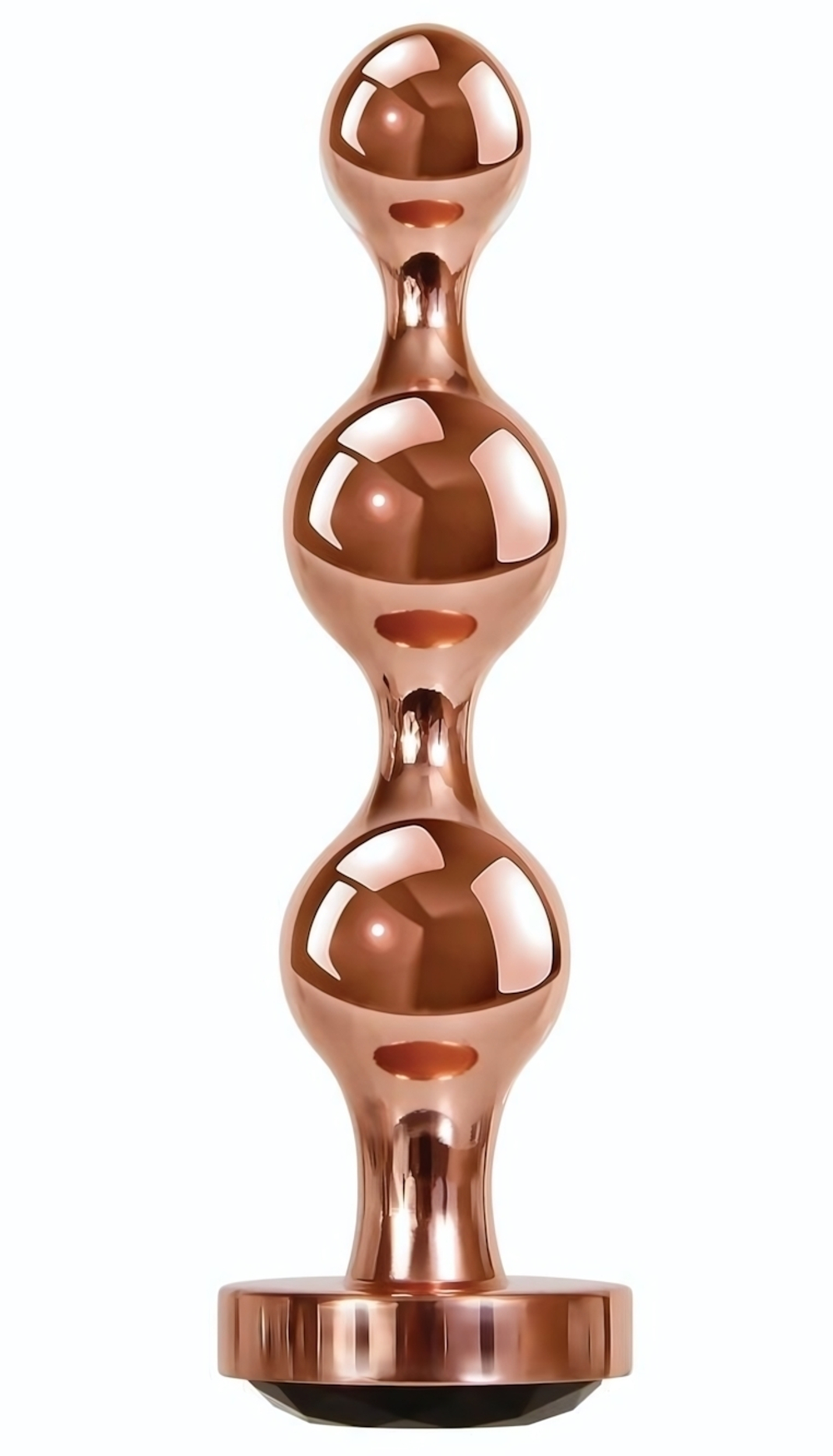 Золотистый анальный стимулятор-елочка Gold Digger Large - 13,5 см. (Цвет: золотистый)