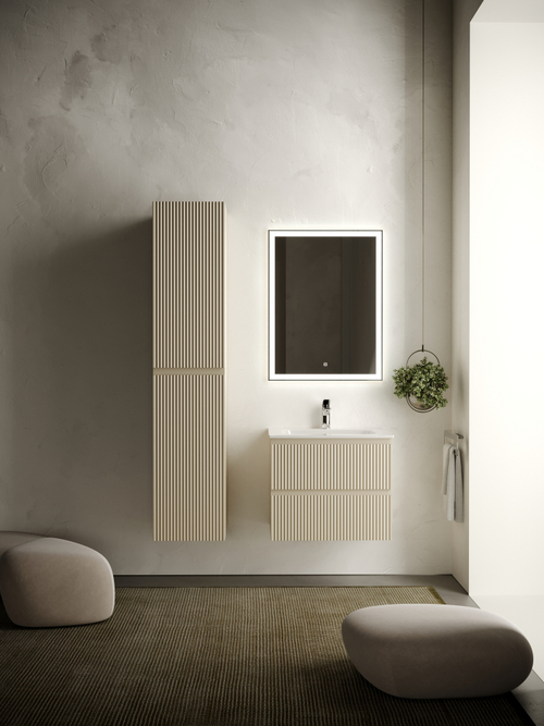 Тумба с раковиной Sancos Snob R 60 см SNR60CE beige soft