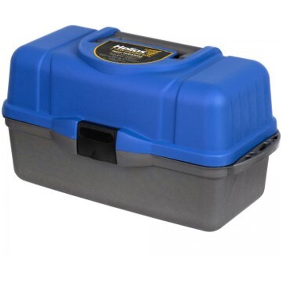 Ящик рыболова Helios трехполочный синий