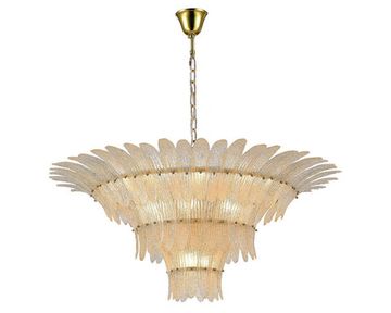 Подвесная люстра 21*E14 8821/C new gold золото Victoria Newport