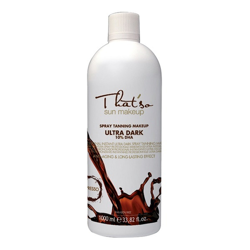 Моментальный спрей-автозагар антивозрастной Темный 8% (Мока) That'So  Moka Dark Lotion 1000мл