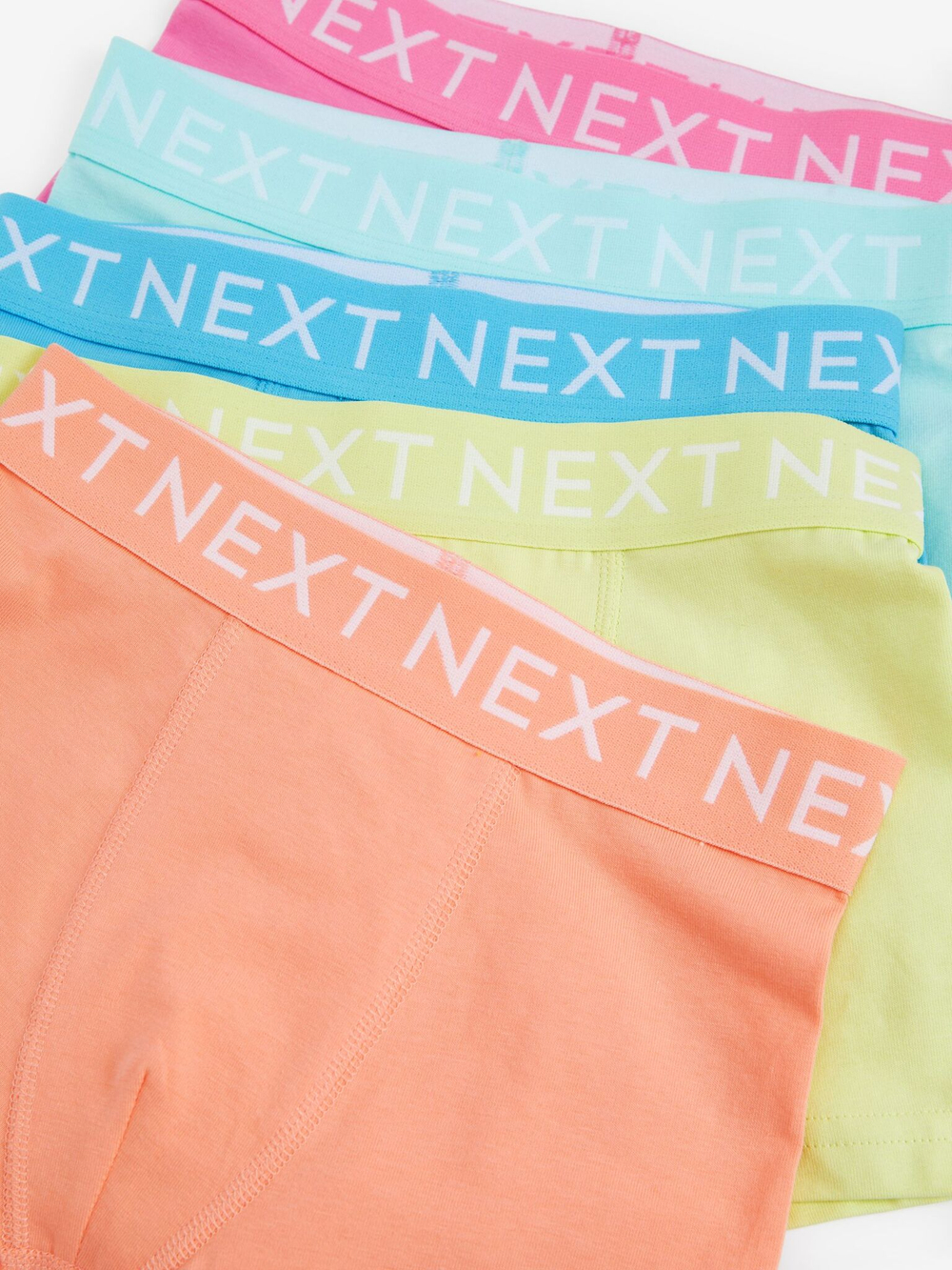 Трусы для мальчика Next N34-004, 5 шт., Салатовый, Голубой, Оранжевый