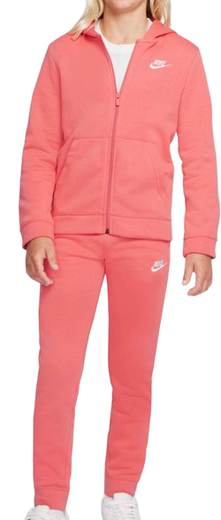 Детский теннисный костюм Nike Boys Sportswear BF Core - pink salt/pink salt/pink salt/white