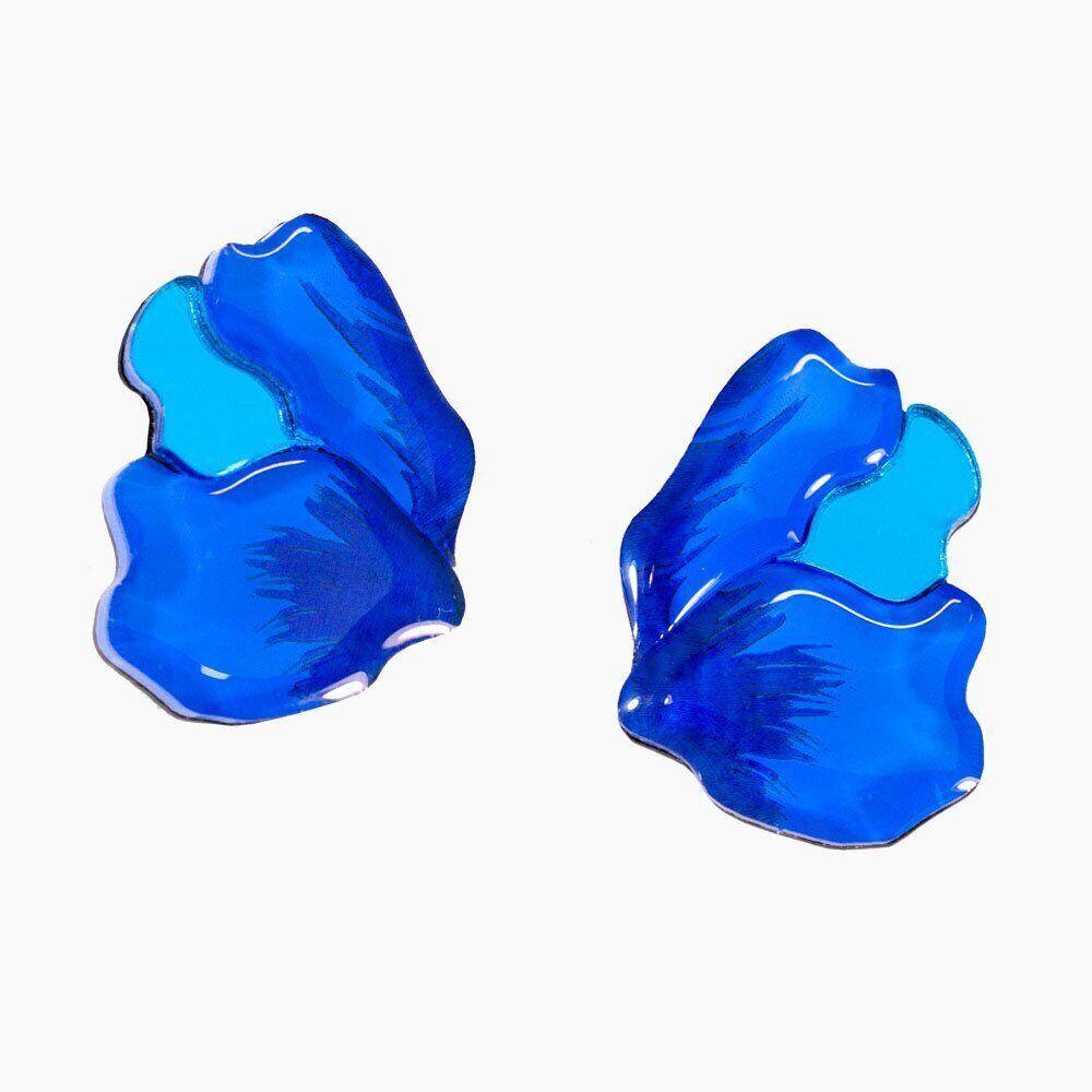 Крокус серьги / Krokus, earrings, Blue