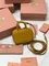 Мини сумка MIU MIU из натуральной кожи в горчичном цвете