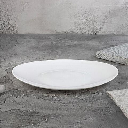 Mallony тарелка столовая Al Dente размер 26,5*22,5*2,3см из опалового стекла