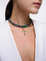 Колье "Queen cross" Gold