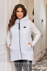 Жилет 8-219-белый Minova